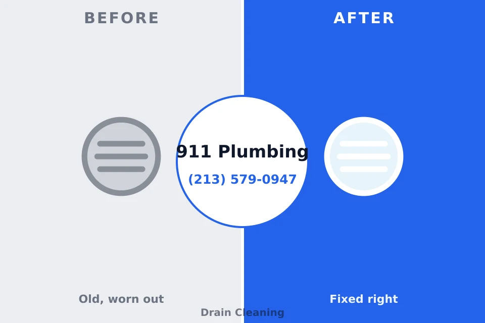 Before and after: plumbing repair Wyboo, SC